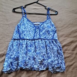 Knox Rose Blue Floral Spaghetti Strap Cami